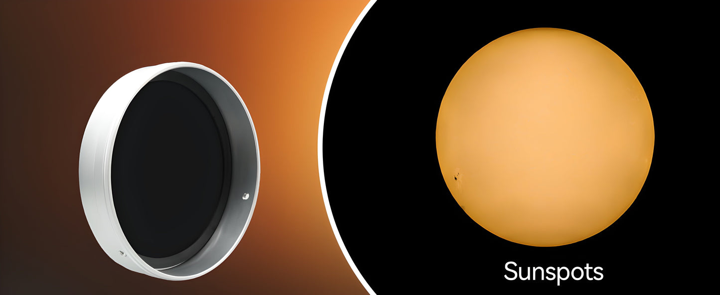 Sonnenschutzfilter 140mm SV229 mit Metallkappe - Svbony