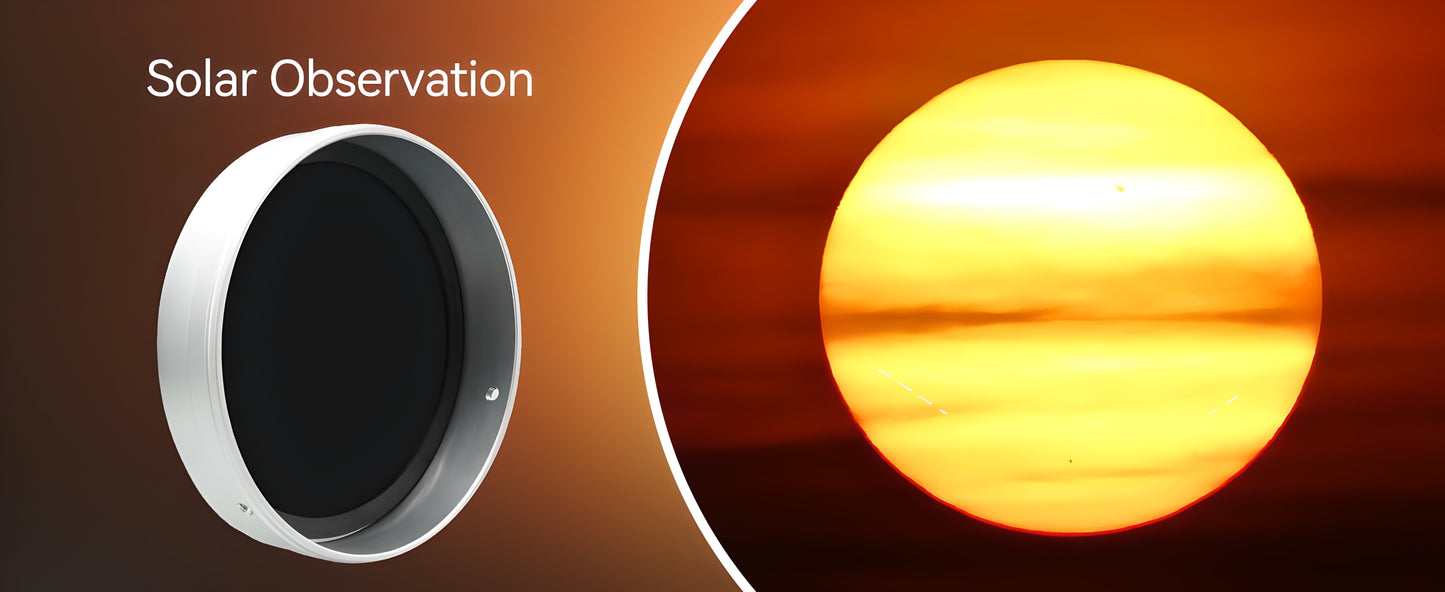Sonnenschutzfilter 140mm SV229 mit Metallkappe - Svbony