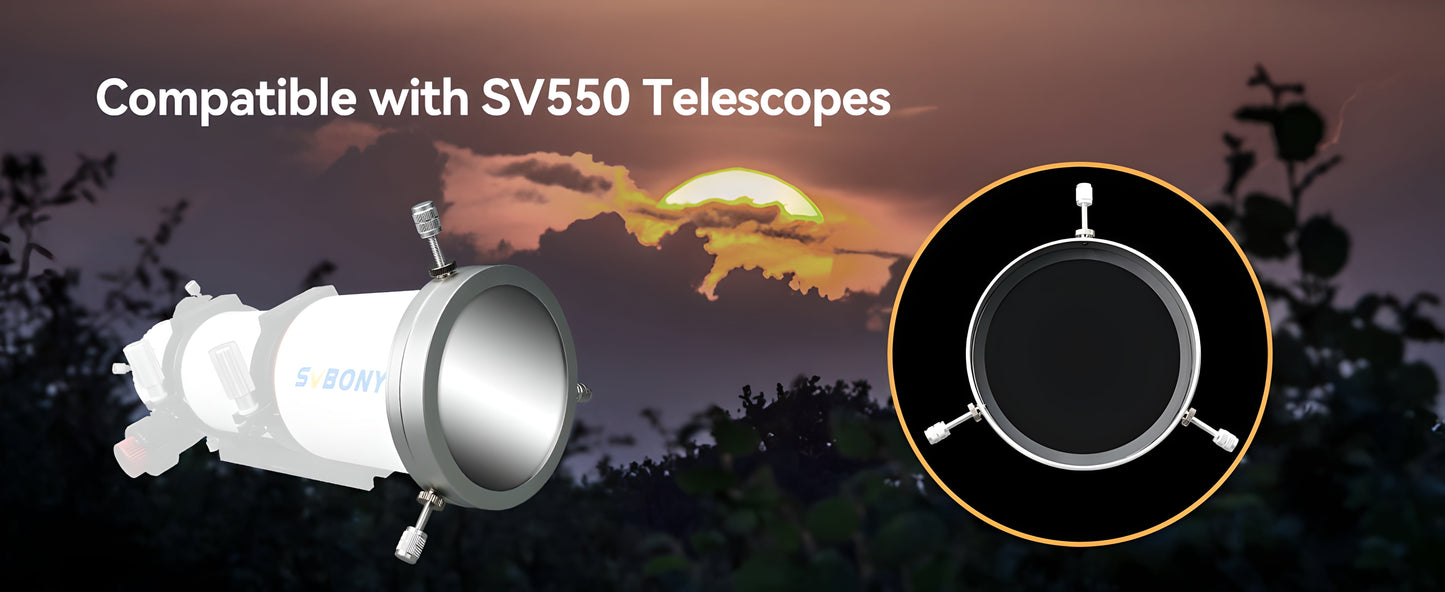 Filtre solar metàl·lic per telescopi SV229 - Svbony