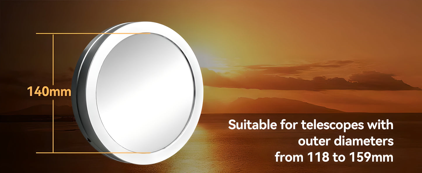 Sonnenschutzfilter 140mm SV229 mit Metallkappe - Svbony