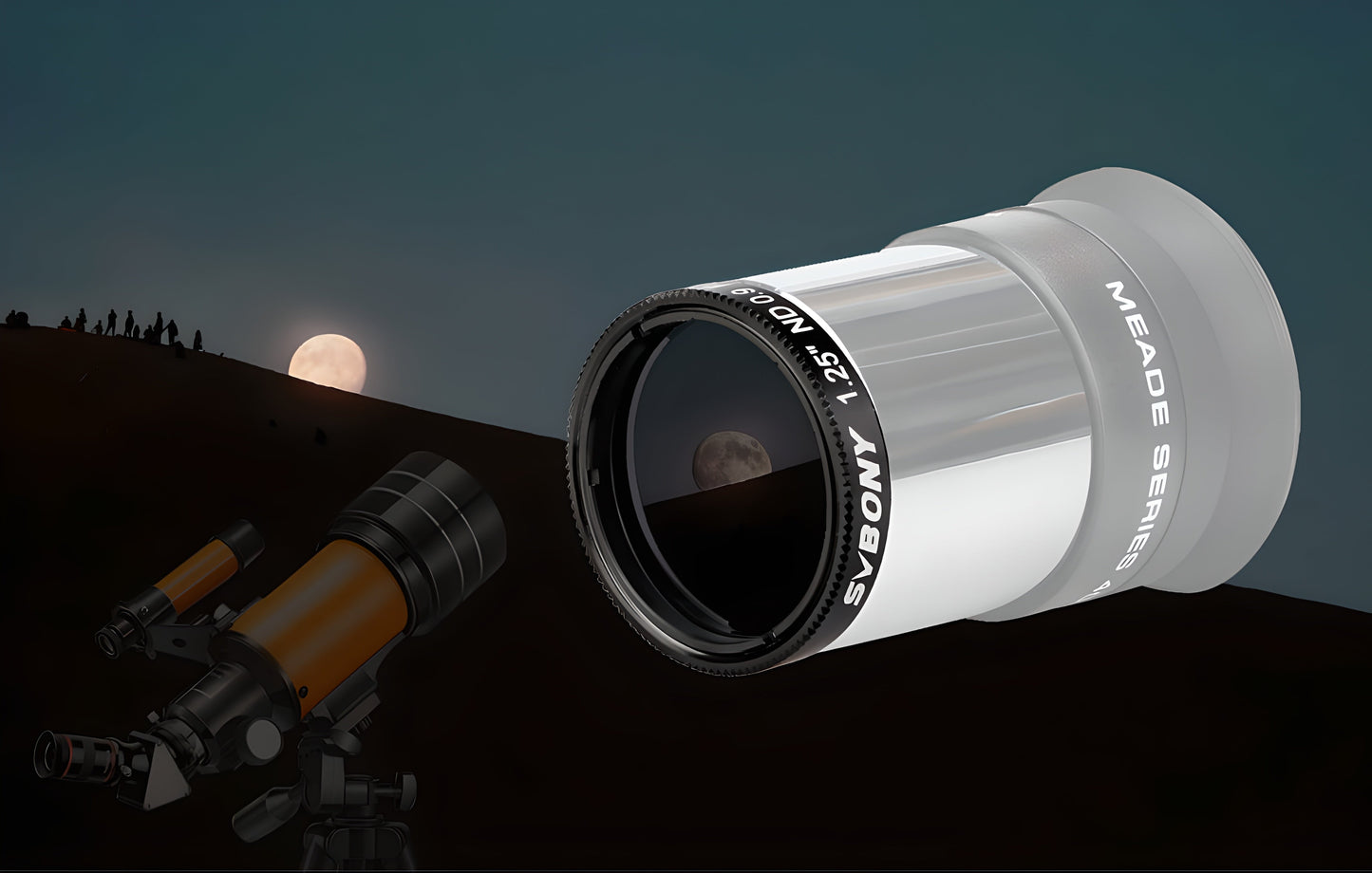 SV139 Telescope Filter Neutral Density 1.25 inches for Lunar Observation - SVBONY