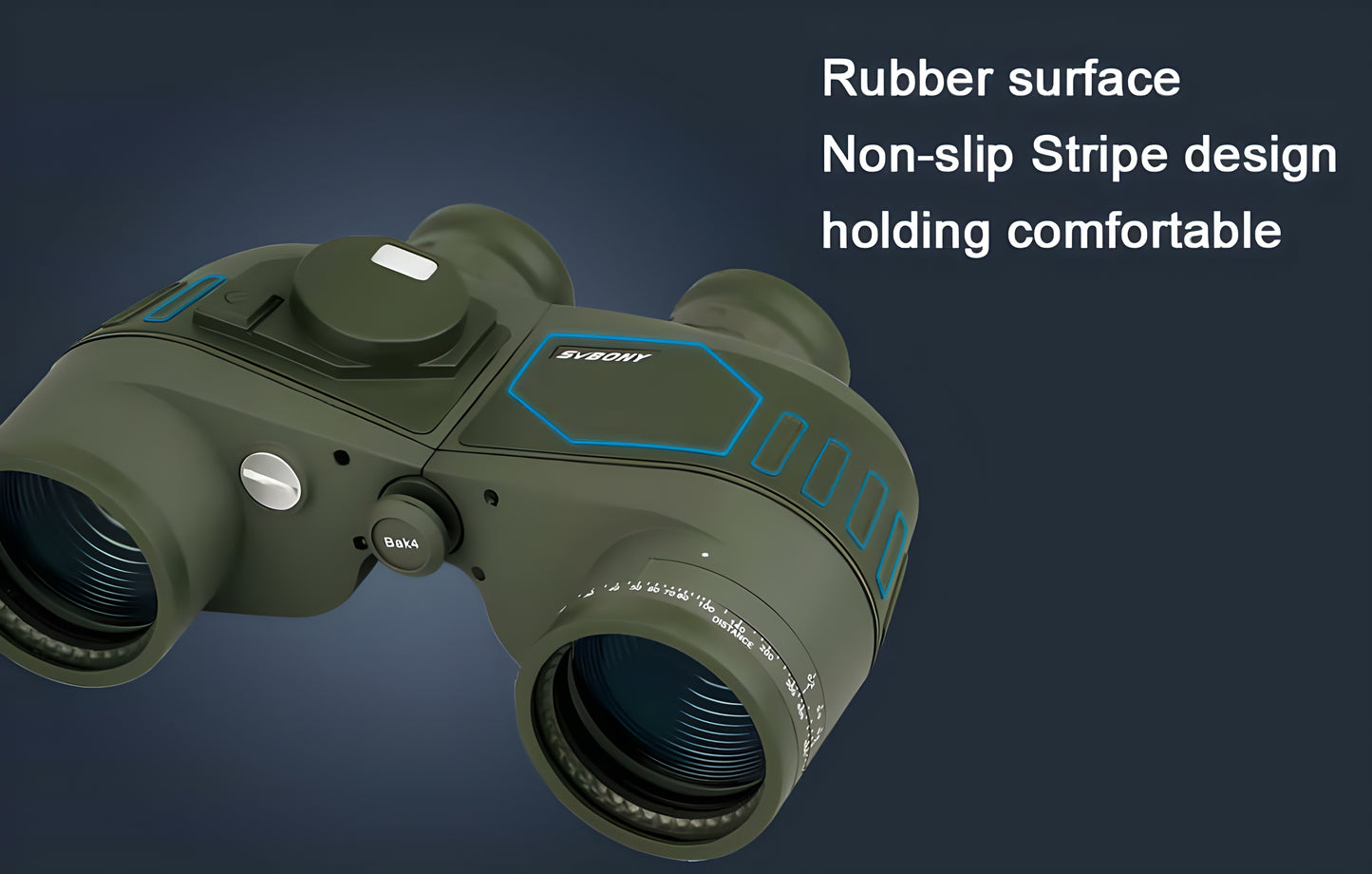 Military Binoculars 7x50 with Compass and Rangefinder - Svbony