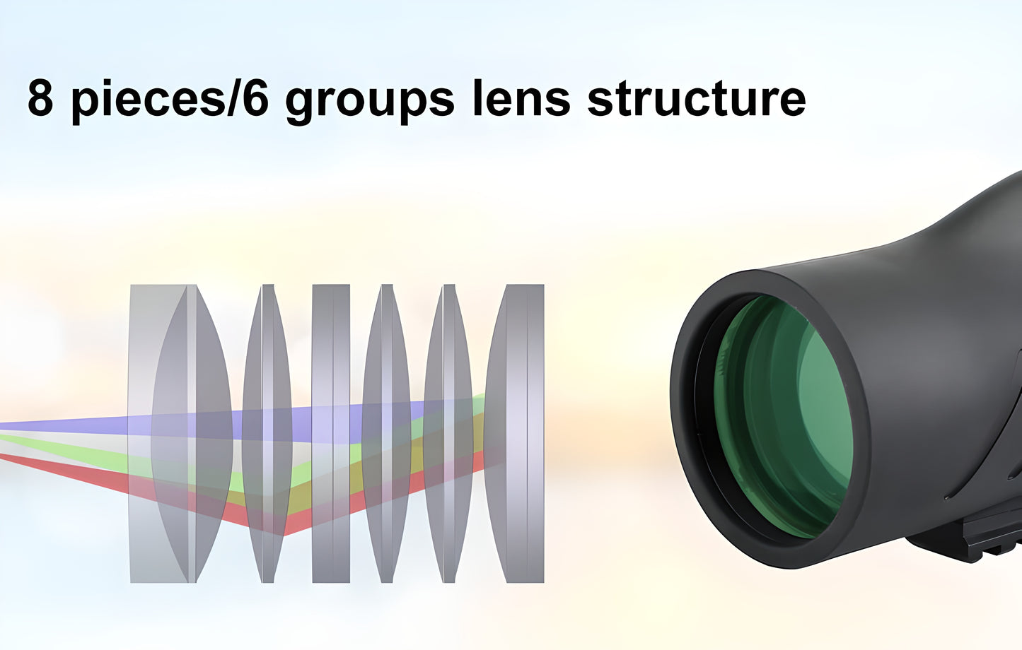 Monocular SV32 cu prismă BAK-4, impermeabil și anti-aburire - Ideal pentru vânătoare și observație în aer liber