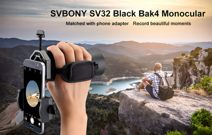 Monocular SV32 cu prismă BAK-4, impermeabil și anti-aburire - Ideal pentru vânătoare și observație în aer liber