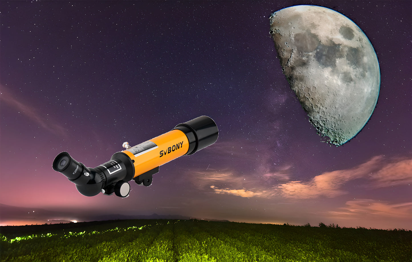 SVBONY SV502 Astronomy Telescope for Kids - 50mm