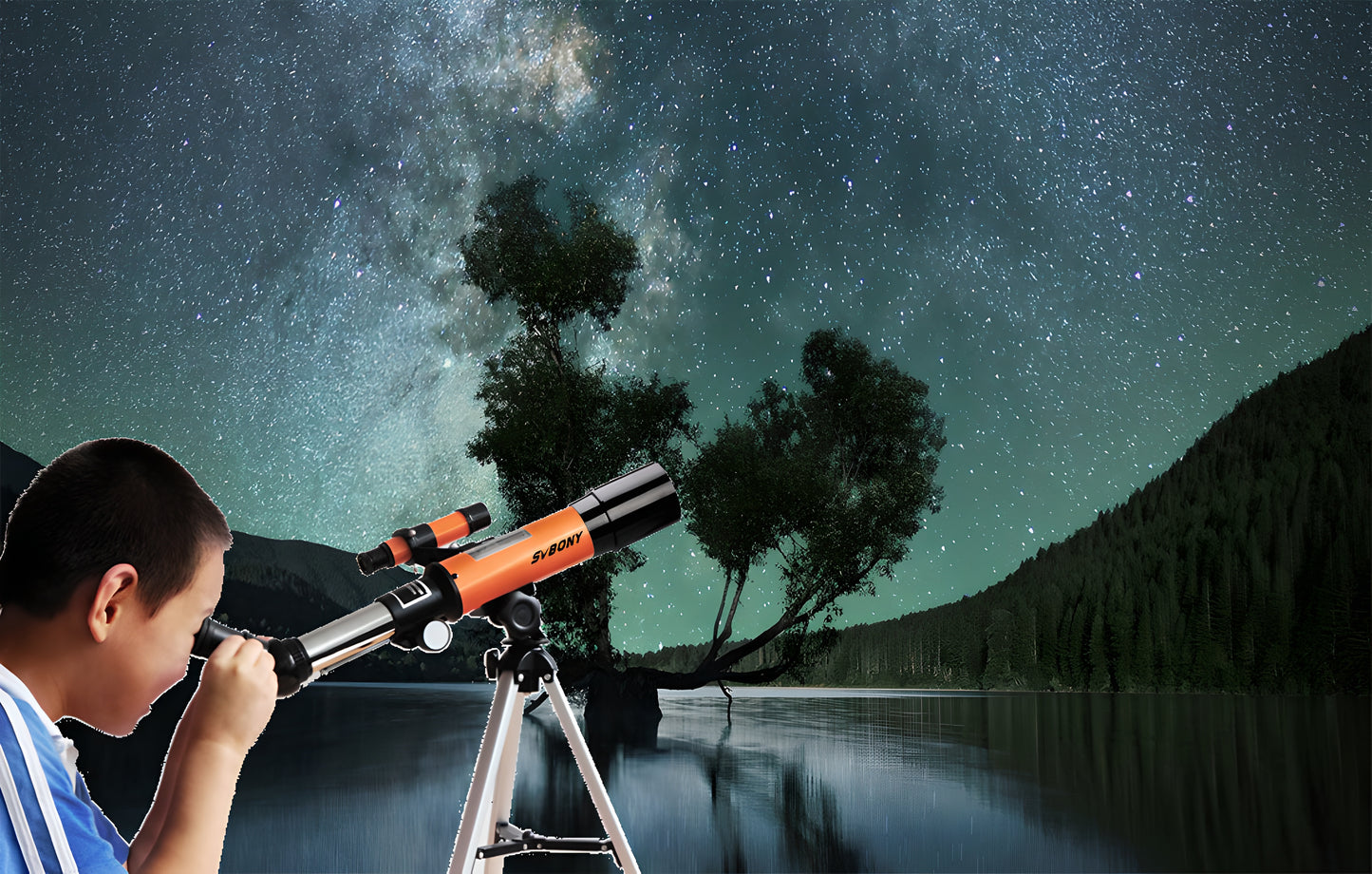 SVBONY SV502 Astronomy Telescope for Kids - 50mm