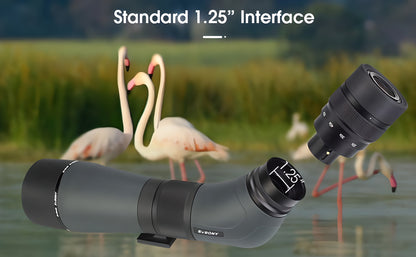 SVBONY SA405 Spotting Scope 20-60x85 ED for Wildlife Observation and Birdwatching - ED Glass