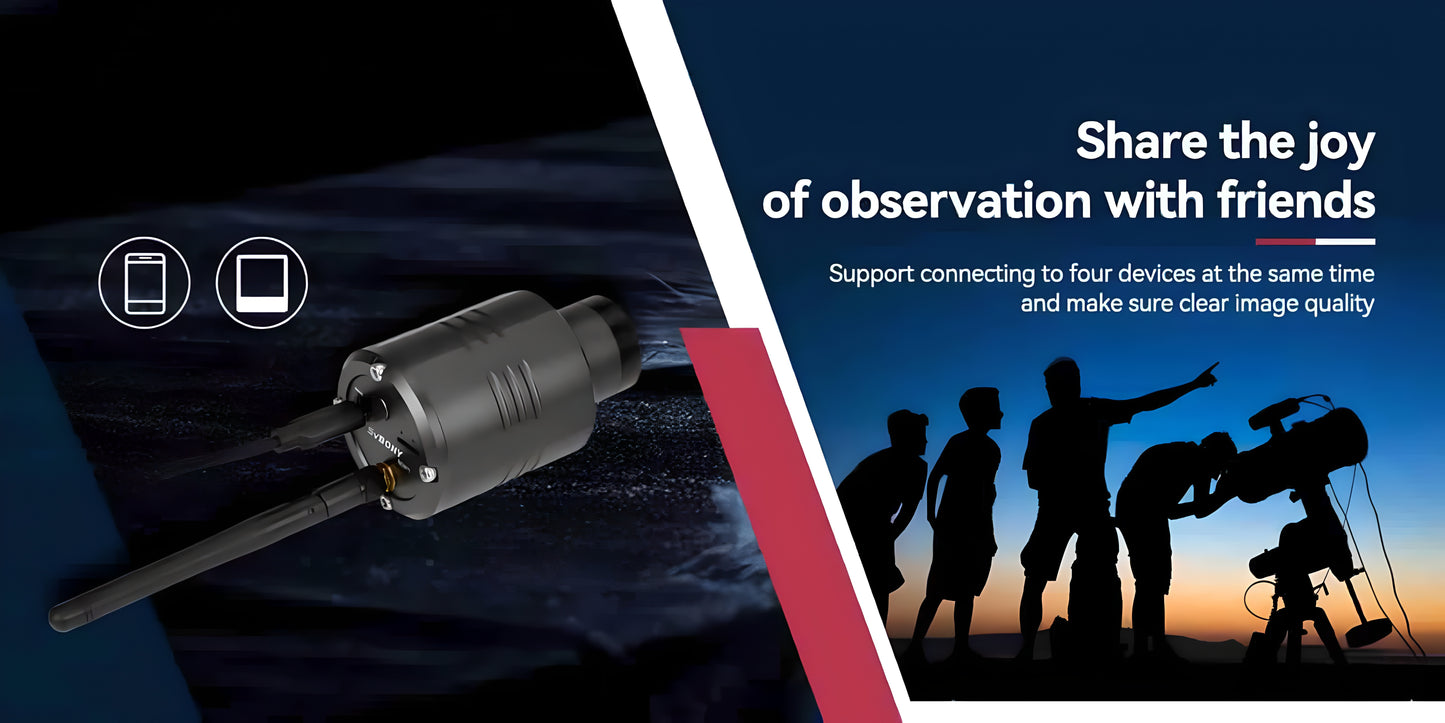 SVBONY Camera d'Astronomie WiFi SC311 IMX662 für Planeten-Astrophotographie und EAA - SVBONY