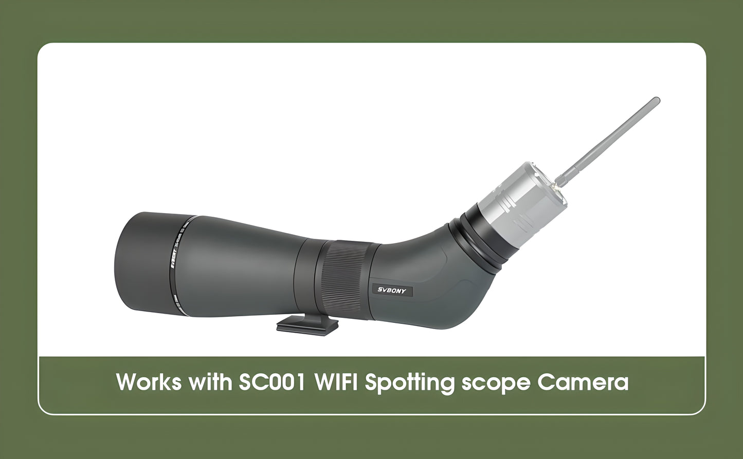 SVBONY SA405 Spotting Scope 20-60x85 ED for Wildlife Observation and Birdwatching - ED Glass