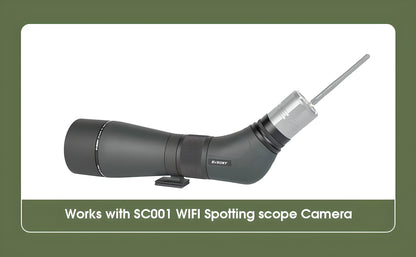 SVBONY SA405 Spotting Scope 20-60x85 ED for Wildlife Observation and Birdwatching - ED Glass