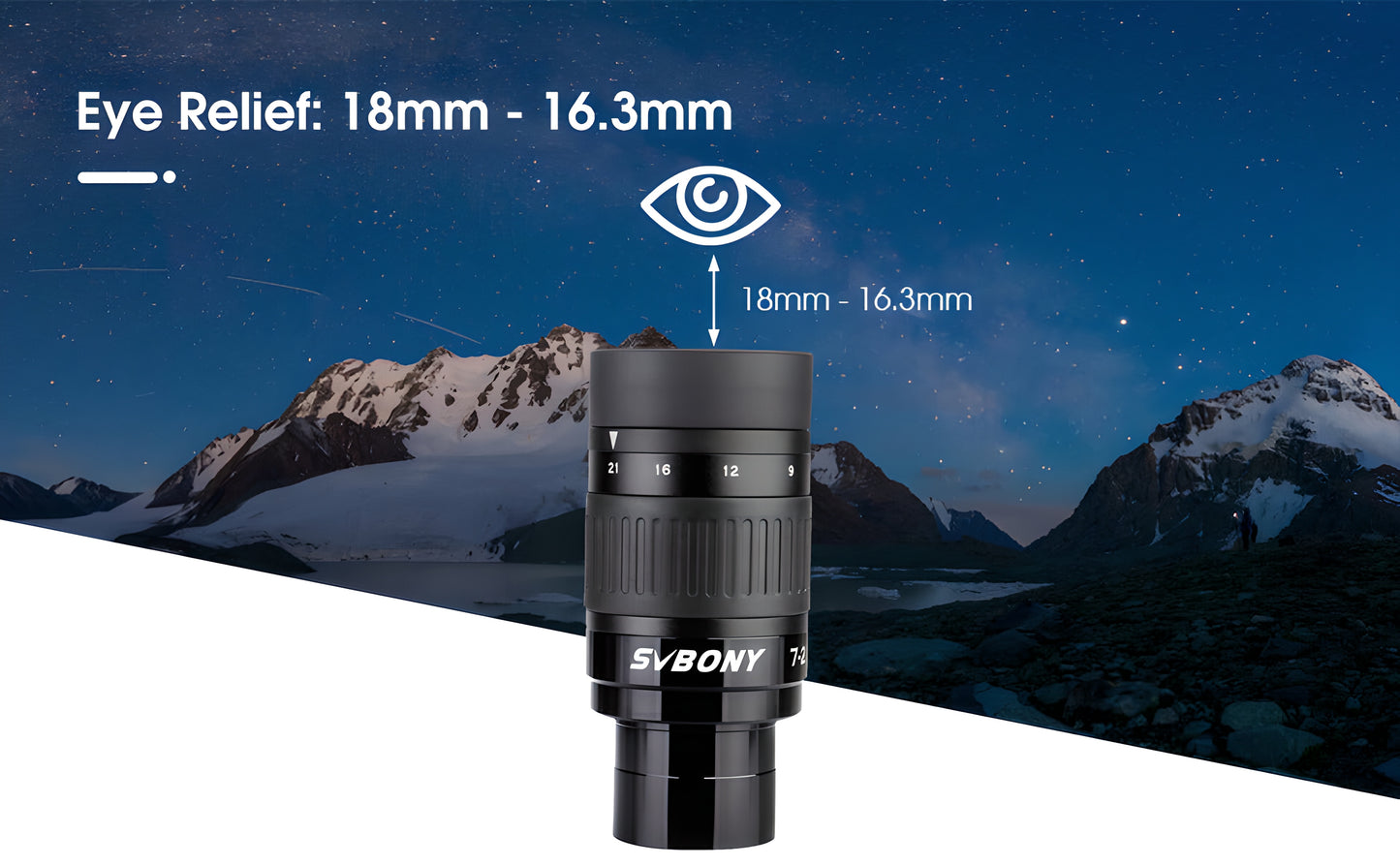 SV135 Zoom Eyepiece 1.25inch