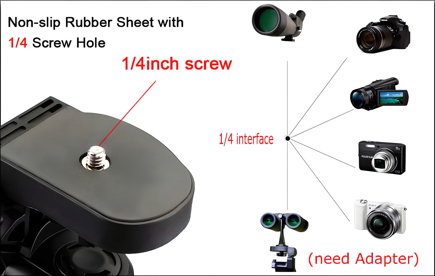 Reise-Stativ Aluminium SVBONY SV101P - SVBONY