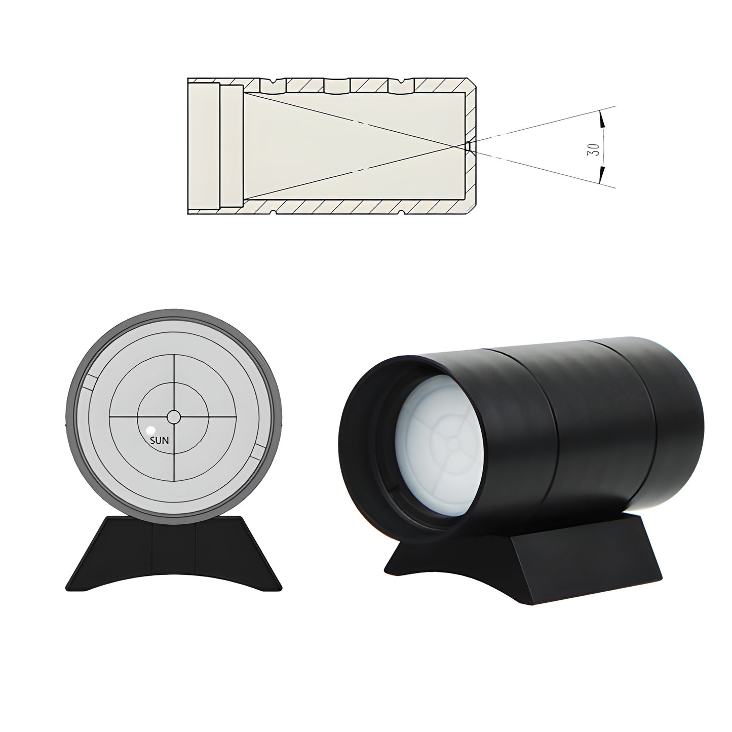 SVBONY Solar Finder Scope Metall für solar Positionierung