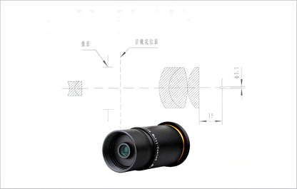 Oculaires Astronomiques 1,25" - Clarté et Confort pour l'Observation Nocturne