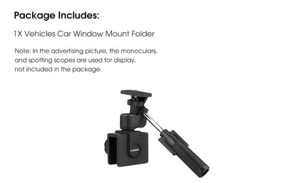 SV126 Vehicle Window Support for Monocular and Binoculars - SVBONY
