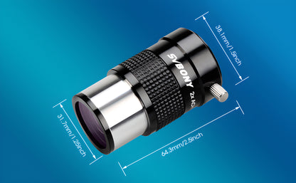 Barlow Achromatique 2x Doublant la Magnification - Diamètre 31,7 mm (1,25") Svbony