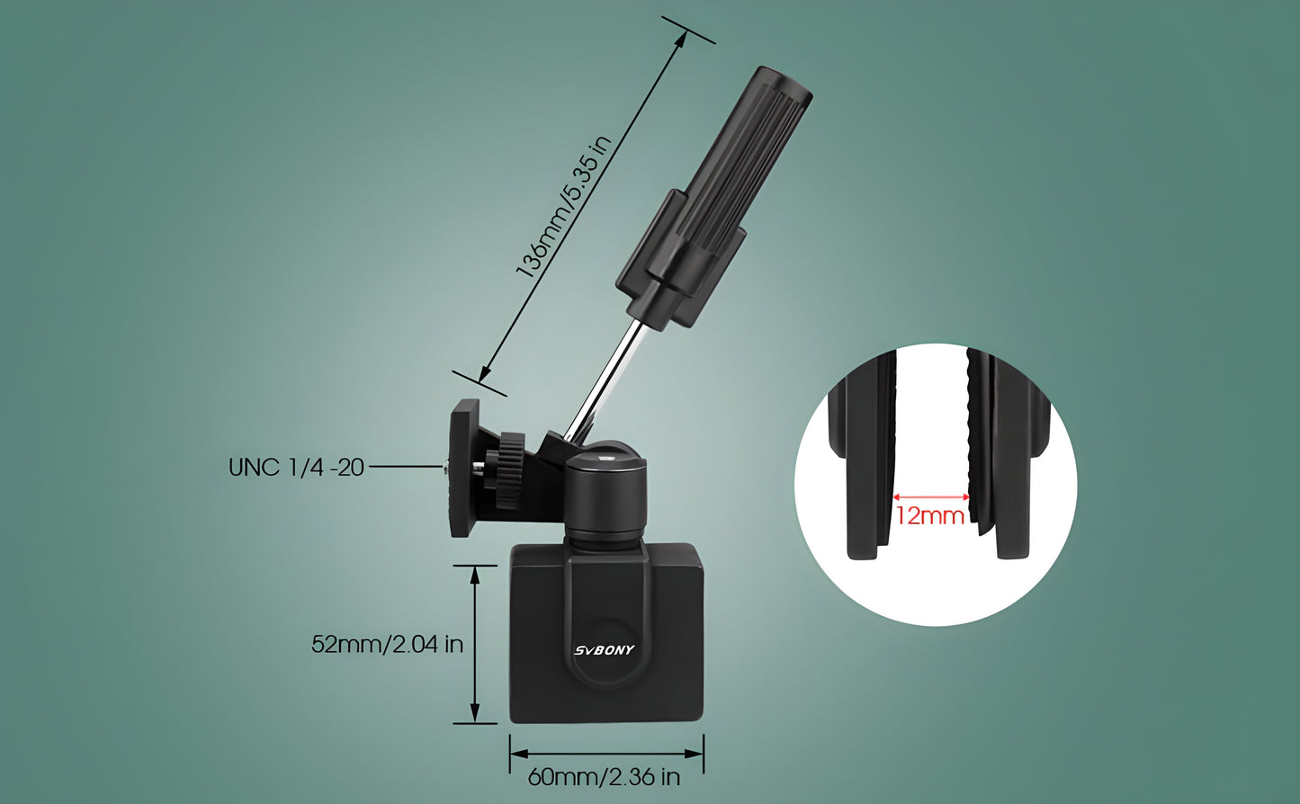 SV126 Vehicle Window Support for Monocular and Binoculars - SVBONY
