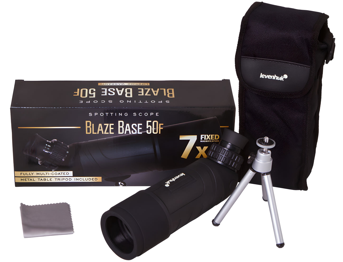 Longue-vue Blaze BASE 50F 7x50 avec trépied - Levenhuk