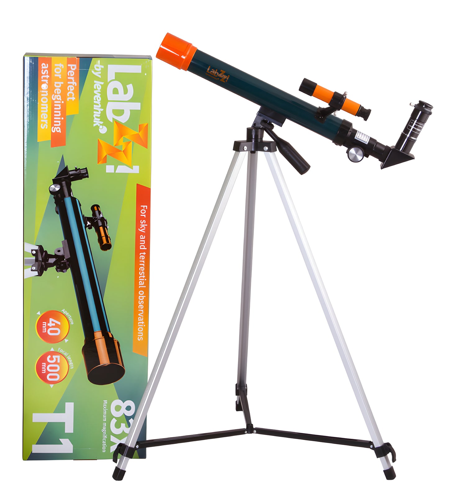 Télescope réfracteur enfant 40 mm avec trépied LabZZ T1 - Levenhuk
