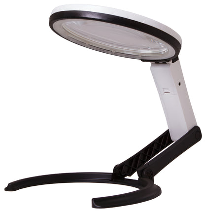 Loupe de bureau bifocale à éclairage LED - Levenhuk