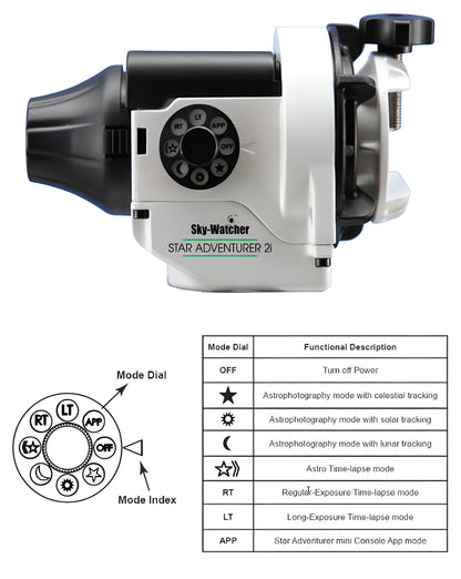 Monture Équatoriale Star Adventurer 2i WiFi - Sky-Watcher
