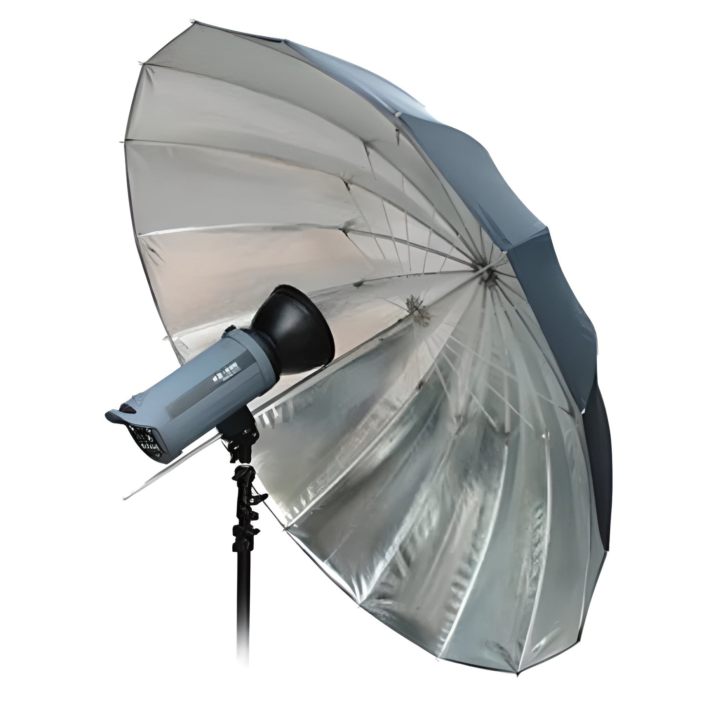Jumbo-Sonnenschirm-Reflektor silber/schwarz 162 cm für Astronomie - Bresser