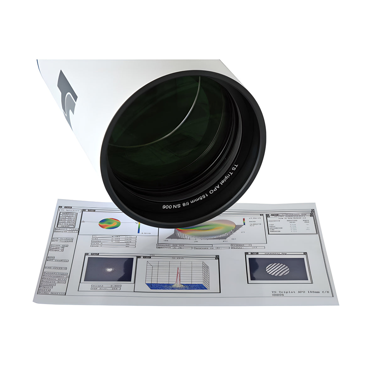 Lunette apochromatique triplet 80/480 f/6 FPL55 CF-APO - TS Optics