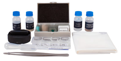 Kit d'expériences pour microscope avec lames et guide - Levenhuk