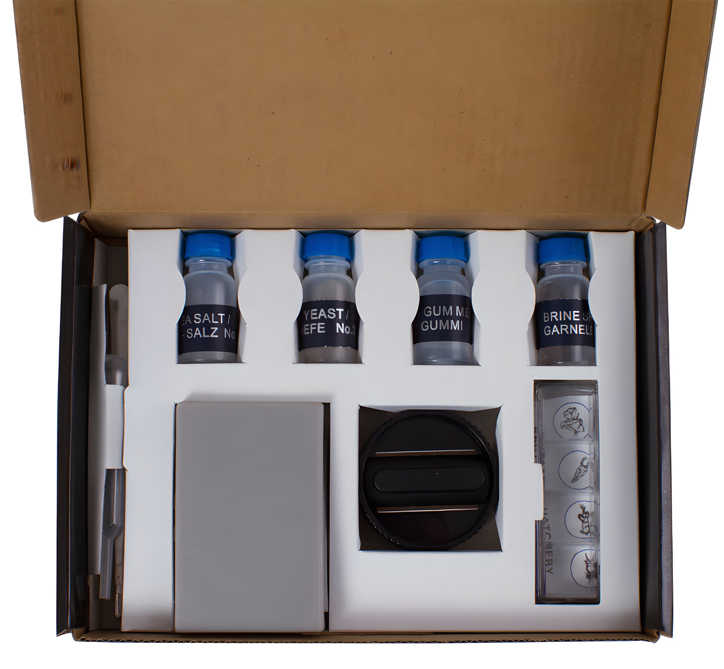 Kit d'expériences pour microscope avec lames et guide - Levenhuk
