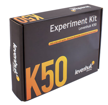 Kit d'expériences pour microscope avec lames et guide - Levenhuk