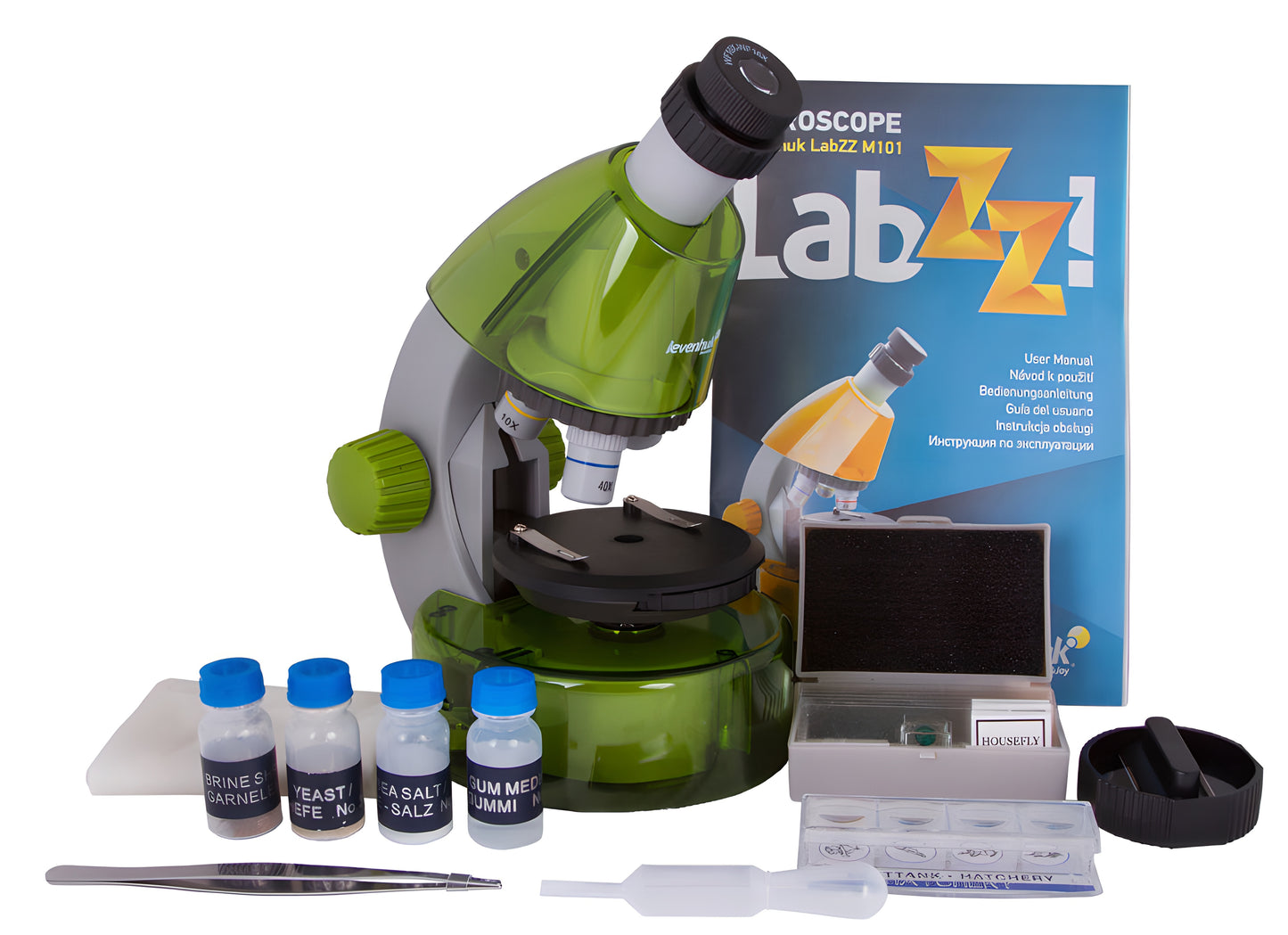 Microscope enfant LabZZ M101 40x–640x Levenhuk