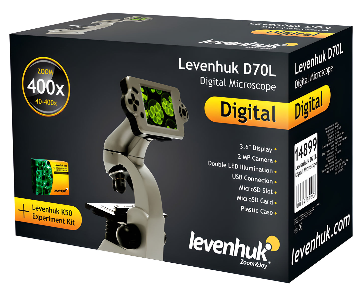 Microscope numérique pour la biologie D70L – Levenhuk