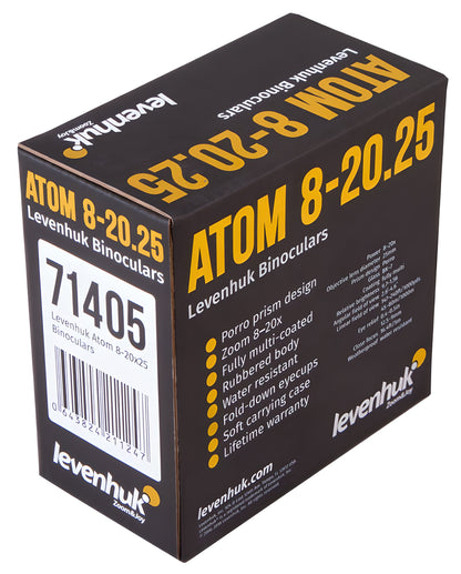 Jumelles compactes zoom 8-20x25 Porro BK-7 - Levenhuk