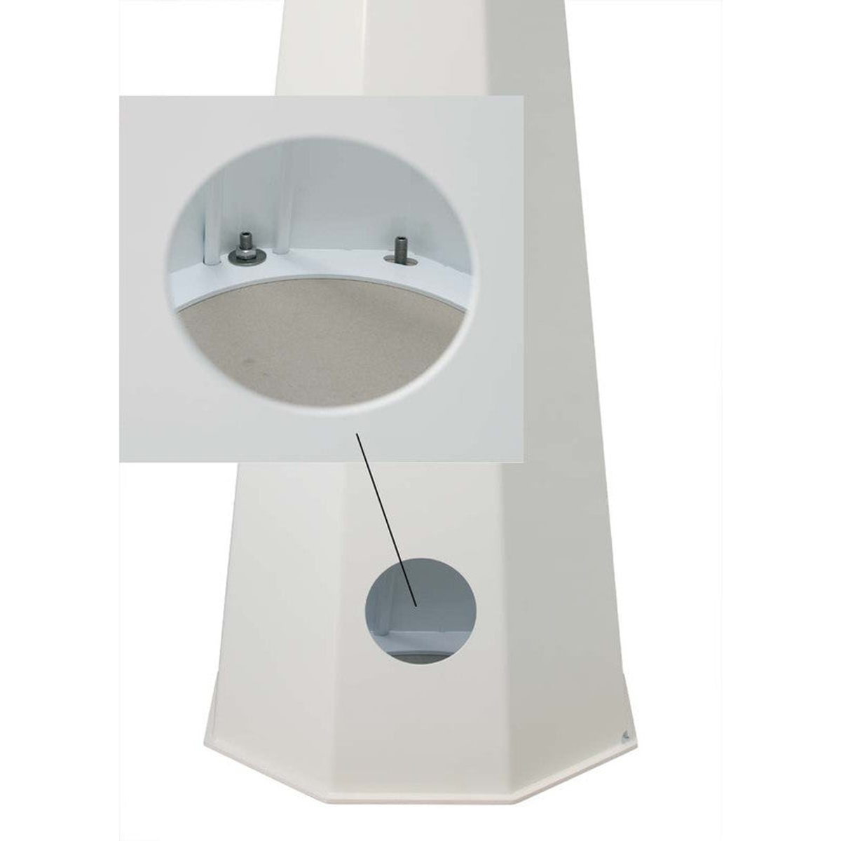 Colonne d’observatoire en acier, hauteur 140 cm - euro EMC