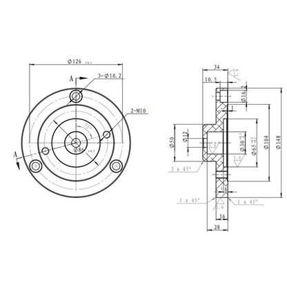 Adaptateur Tri-Pier pour montures Takahashi, SkyWatcher, Celestron et Orion - iOptron