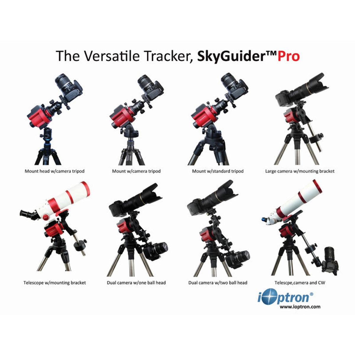 Monture photo SkyGuider Pro pour l'astronomie - iOptron