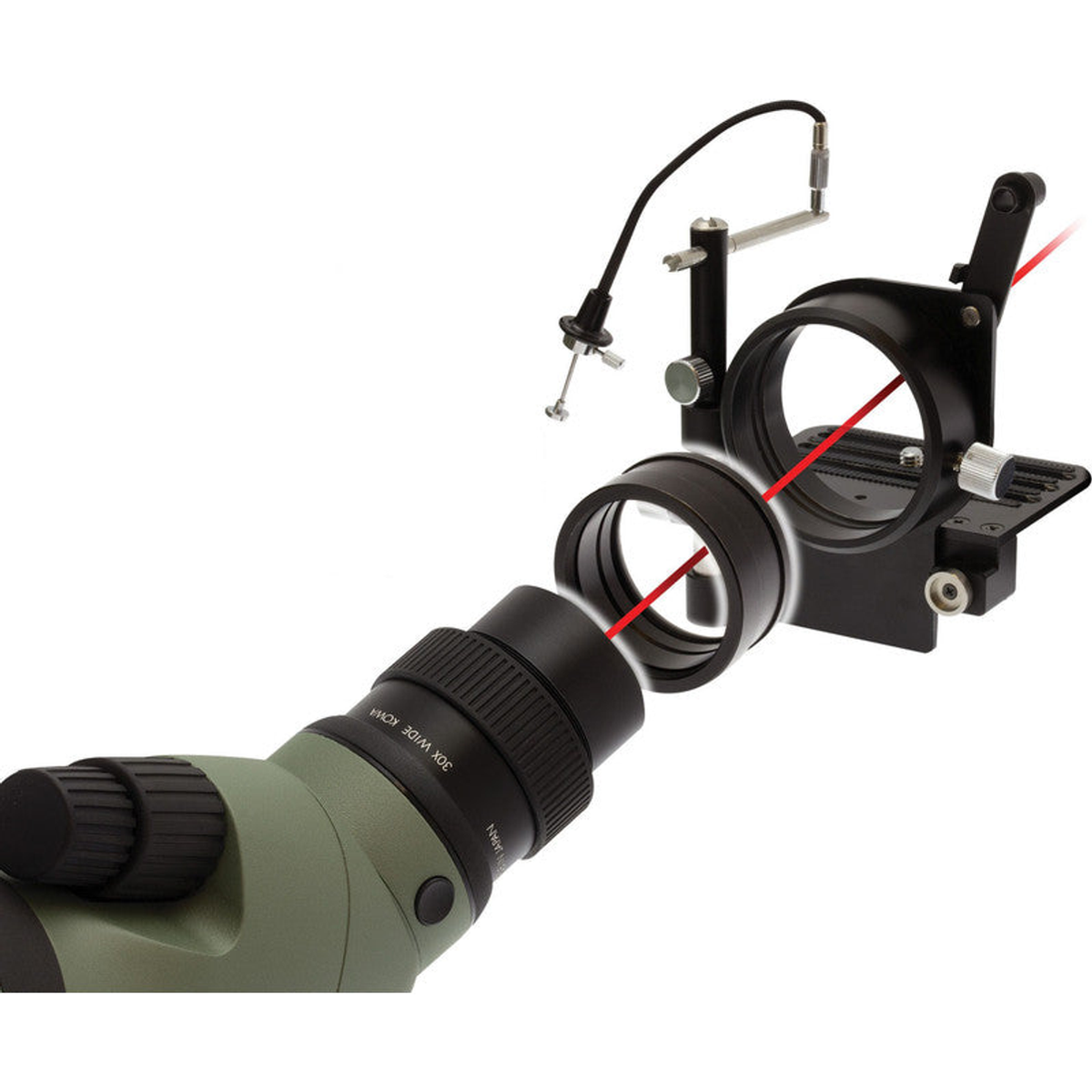Adaptateur universel de digiscopie pour appareil photo compact - Kowa