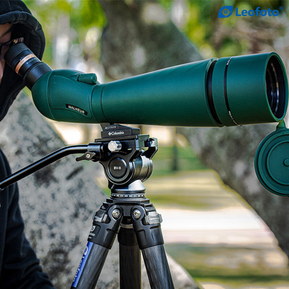 Trépied carbone vidéo Manba avec rotule fluide - Leofoto