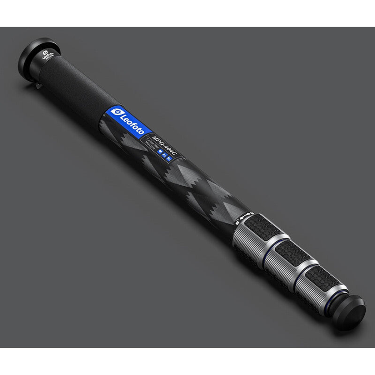 Monopode carbone 180 cm charge 25 kg avec sac - Leofoto