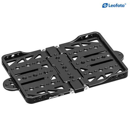 Plaque de montage pliable pour deux optiques - Leofoto