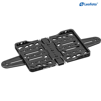 Plaque de montage pliable pour deux optiques - Leofoto
