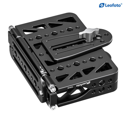 Plaque de montage pliable pour deux optiques - Leofoto