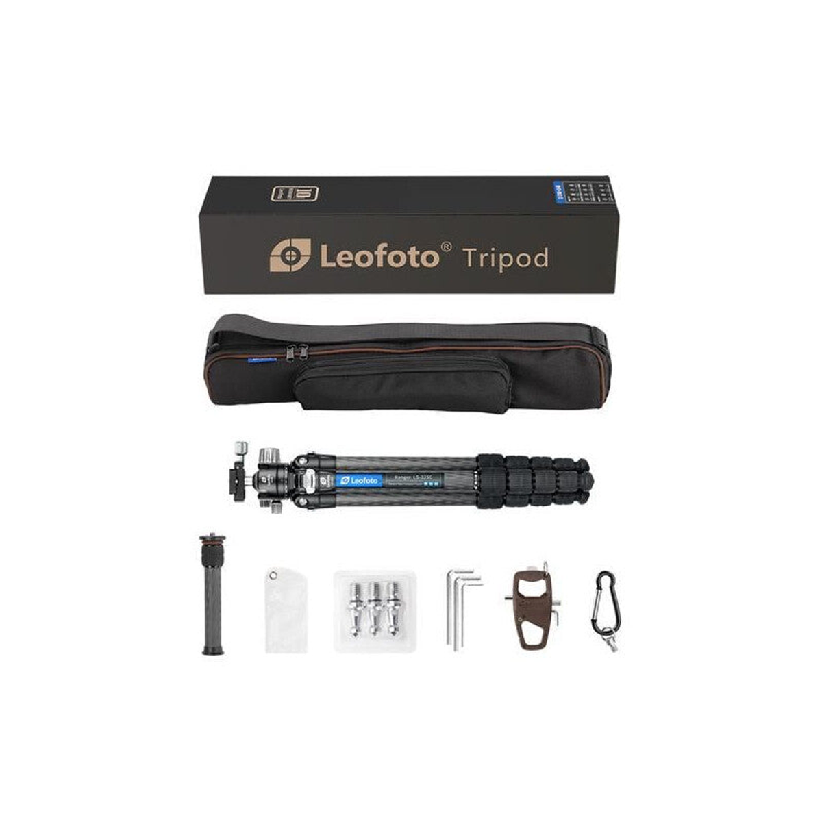 Trépied carbone Ranger avec rotule ball LH-40 - Leofoto