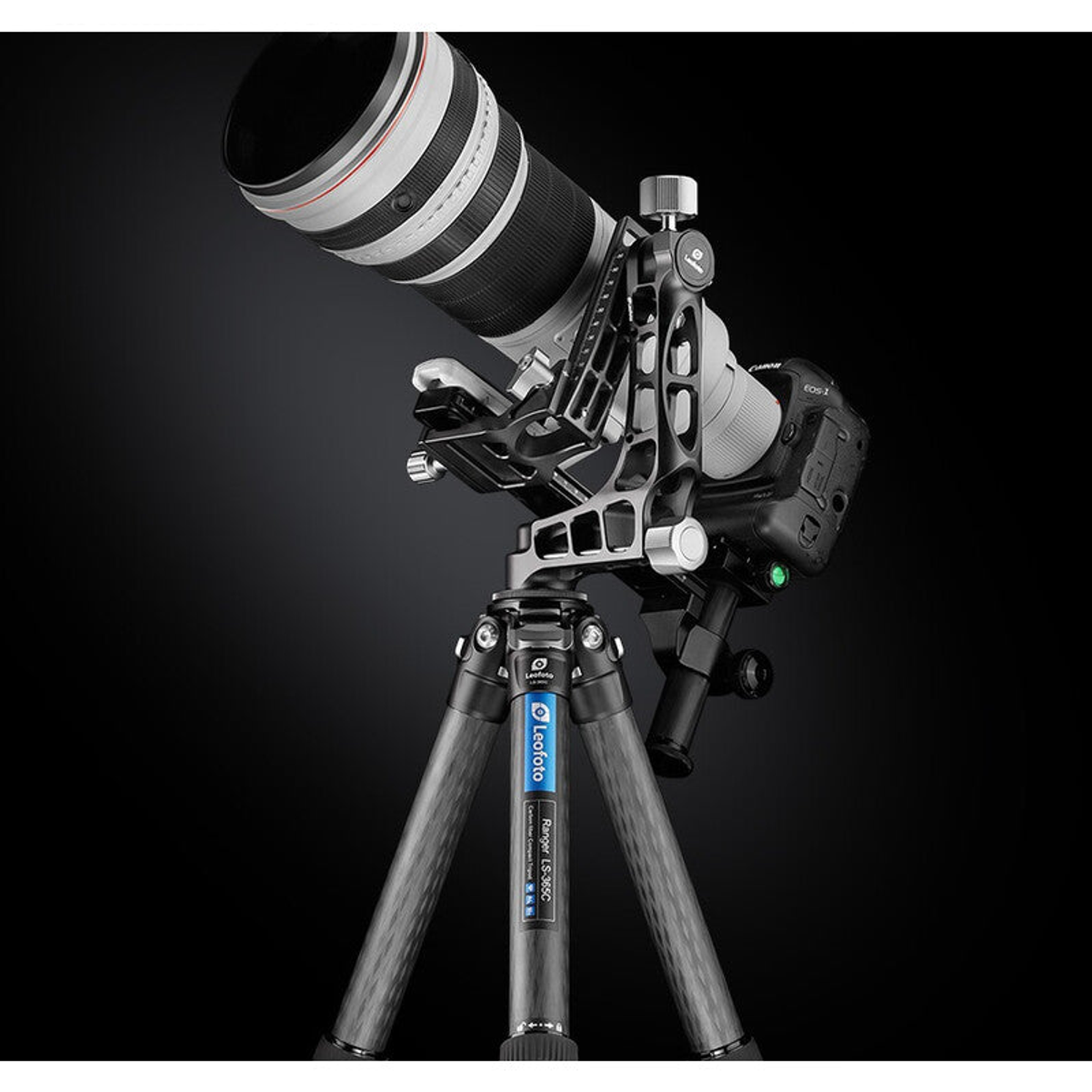 Trépied carbone Ranger LS-365C avec tête gimbal PG-1 - Leofoto