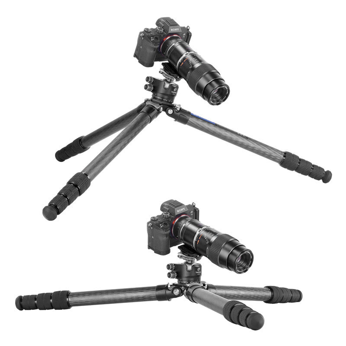 Trépied carbone Ranger LS-324C avec rotule panoramique LH-40PCL - Leofoto