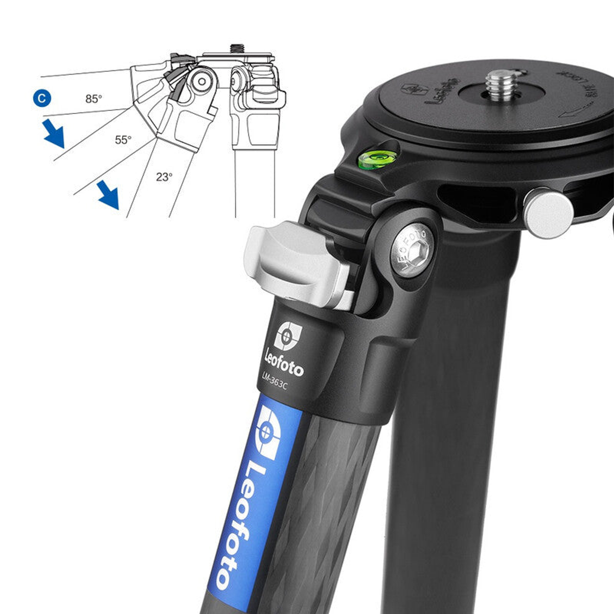 Trépied carbone Summit pour photo et vidéo charge 35 kg - Leofoto