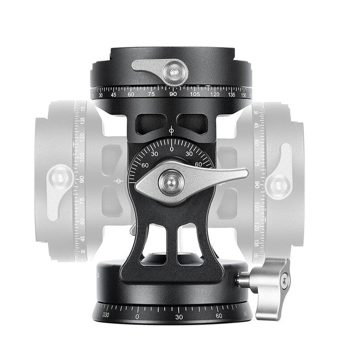 Rotule vidéo 2 axes VH-30R en aluminium, charge 15 kg - Leofoto