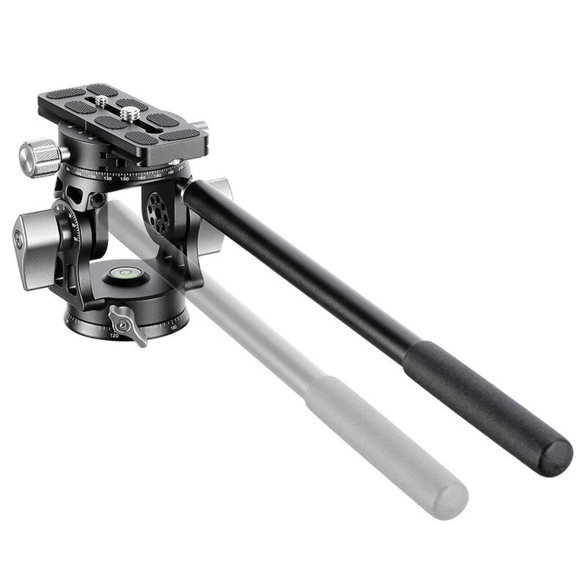 Rotule vidéo 2 axes VH-30R en aluminium, charge 15 kg - Leofoto