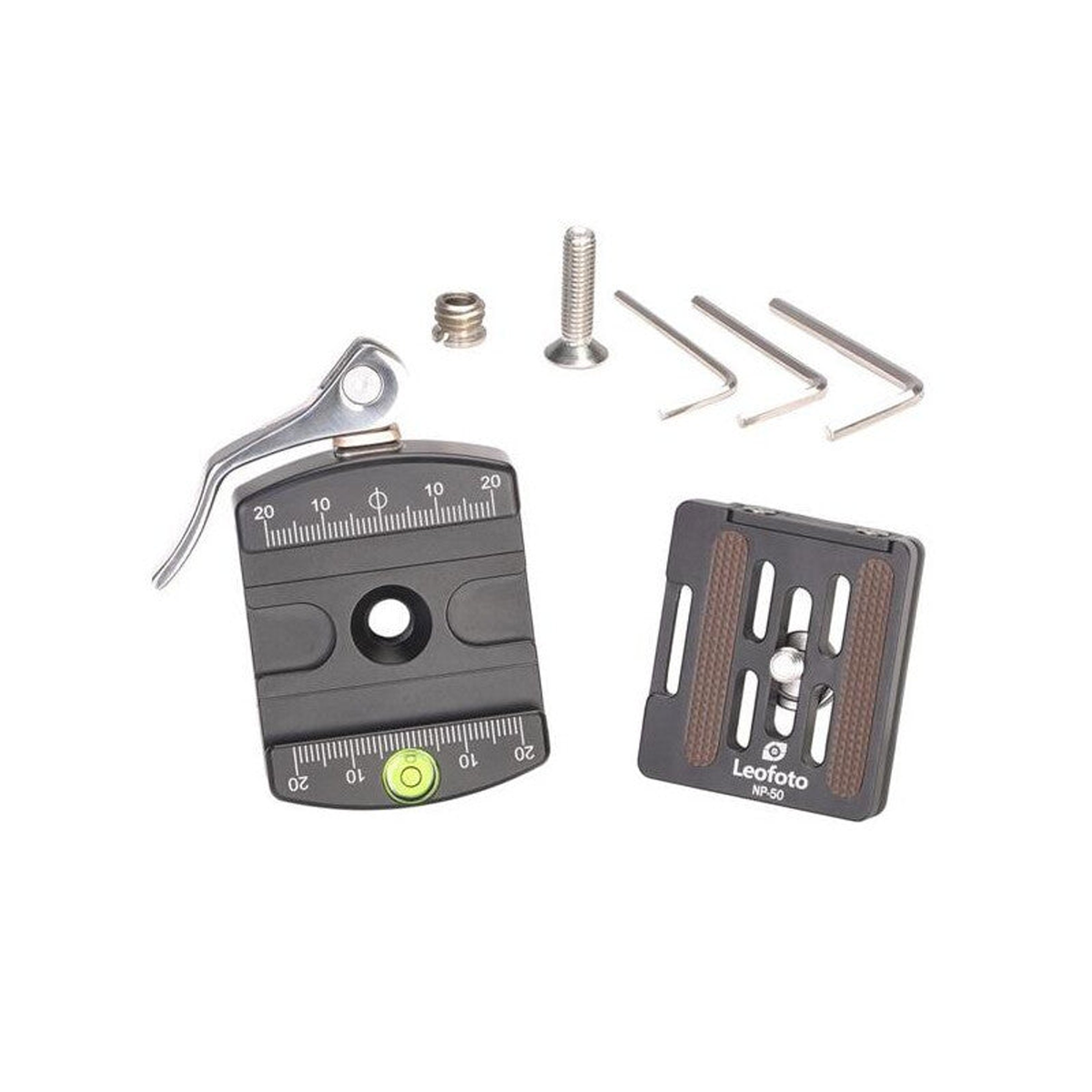 Attache rapide LR-50 avec plateau NP-50 et levier de serrage - Leofoto