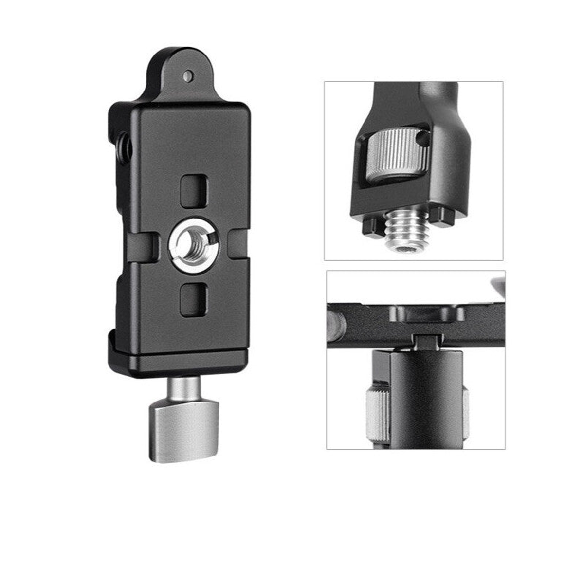 Pince de fixation Arca-Swiss DC-24 en aluminium, 34 g - Leofoto